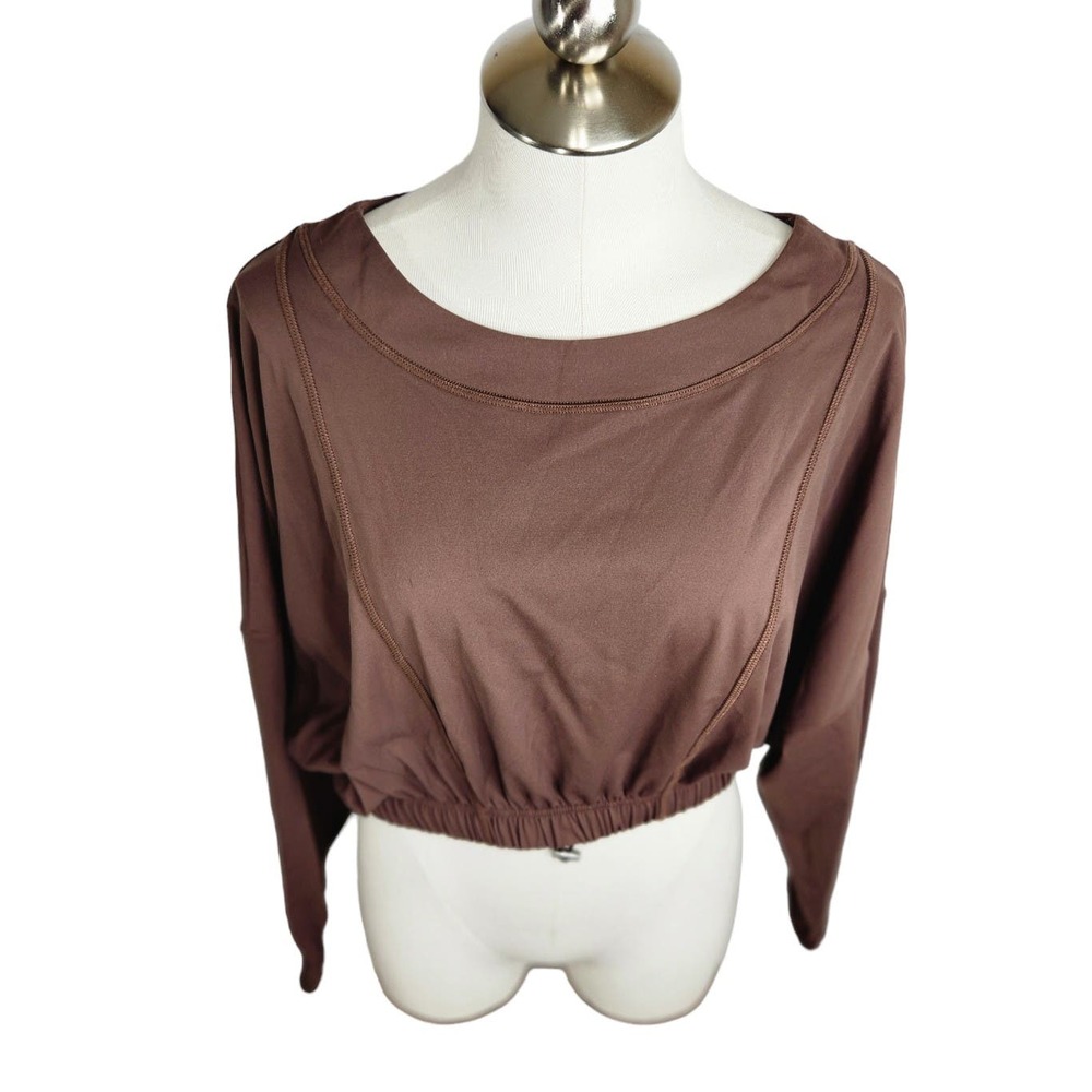 Vitality Balance Athletica Outlander‎ Crew Long Sleeve Top Women's XS Brown - Picture 2 of 8